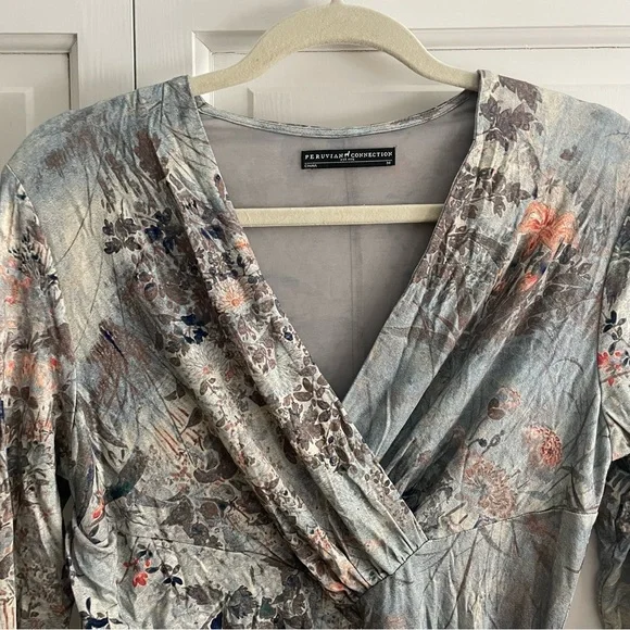 Peruvian Connection Wrap Dress - Picture 3 of 4